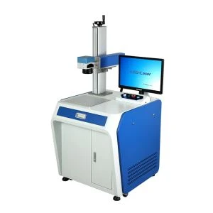 30W fiberlasergraveringsmaskine til metal